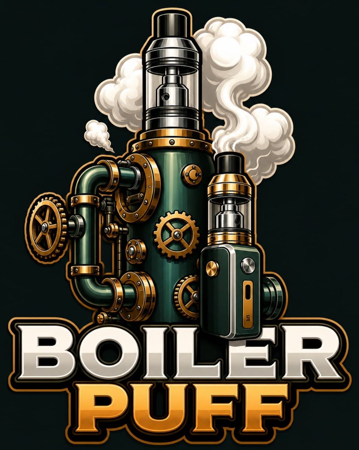 The Boiler Puff logo